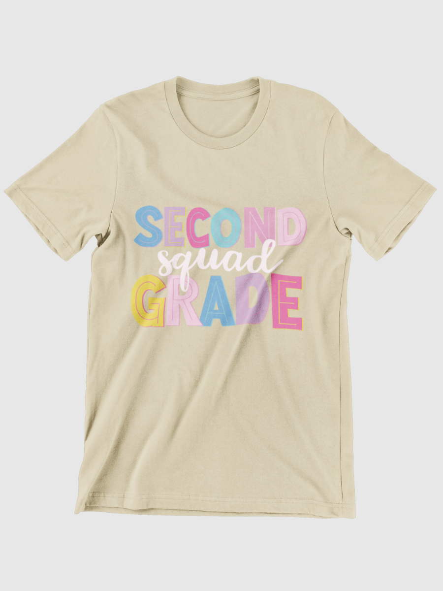 Second Grade Squad Graphic T-shirt