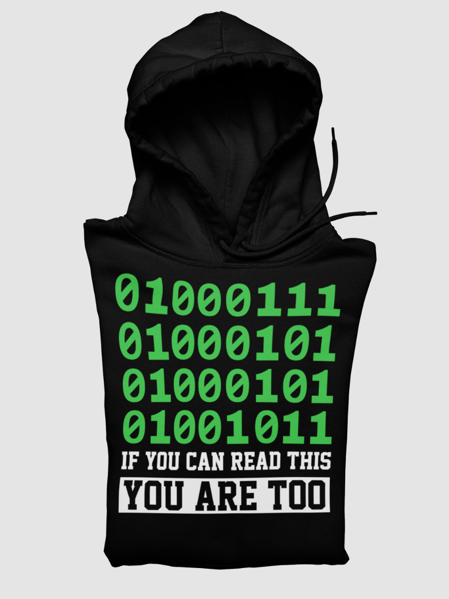 Geek Code Graphic Pure Cotton Hoodie