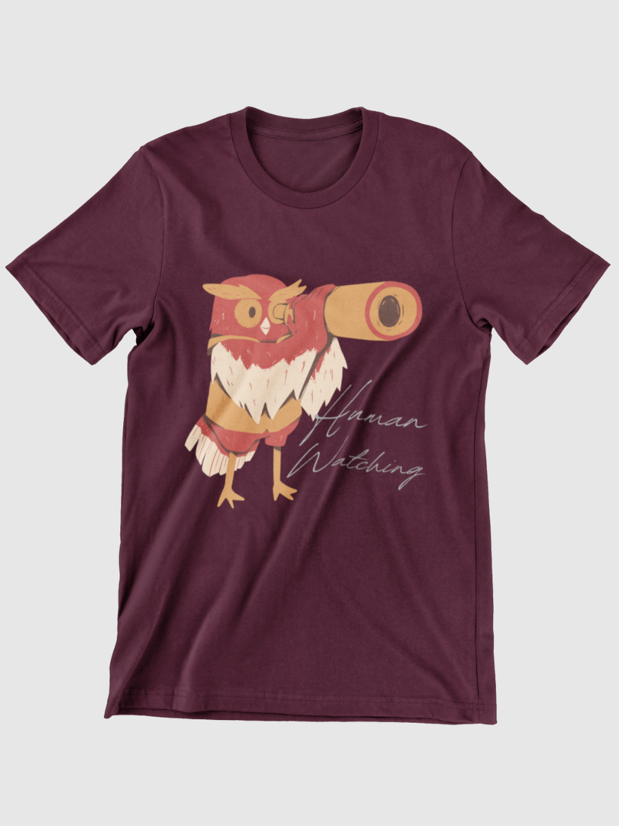 Bird Watching Human Watching Graphic T-shirt