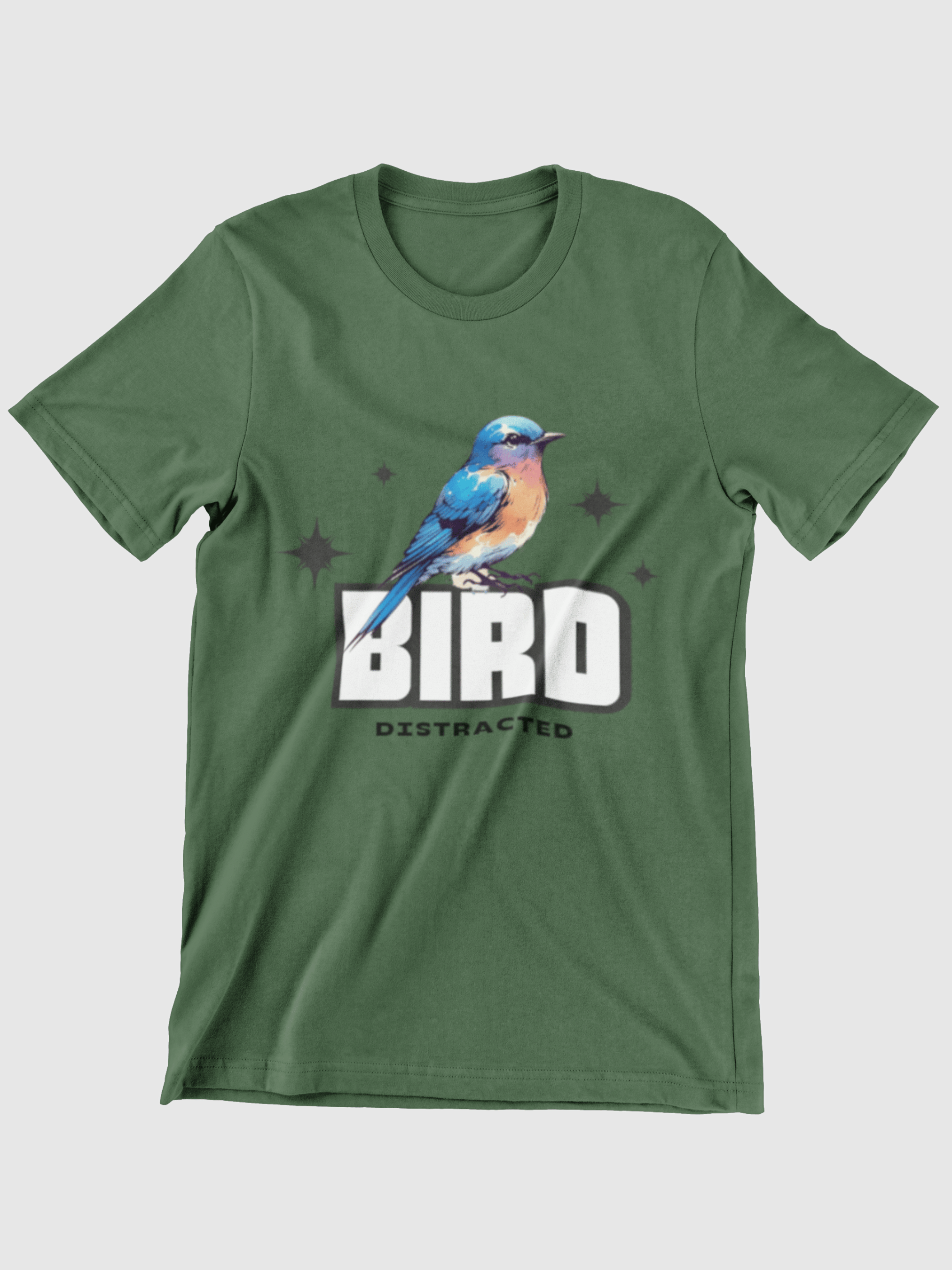 Bird Nerd Bluebird Graphic T-shirt