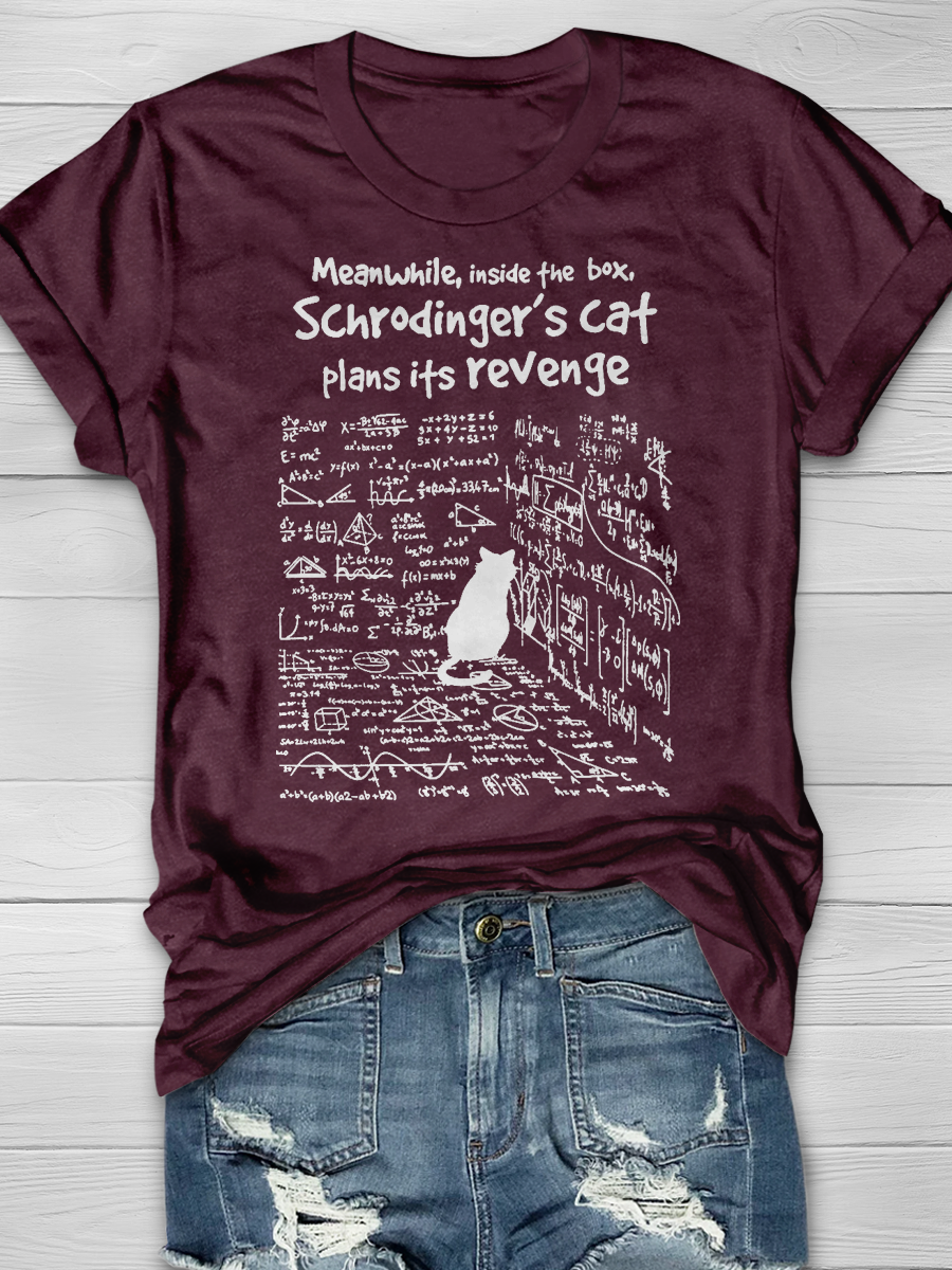Schrödinger's Cat Graphic T-shirt