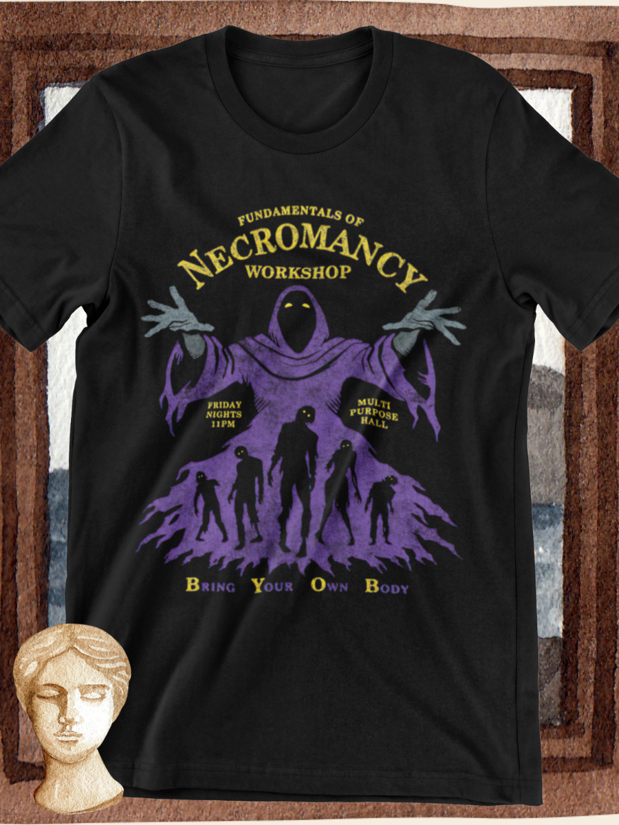 Necromancy Workshop Graphic T-shirt