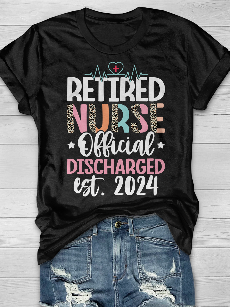 Retired Nurse Official Graphic T-shirts