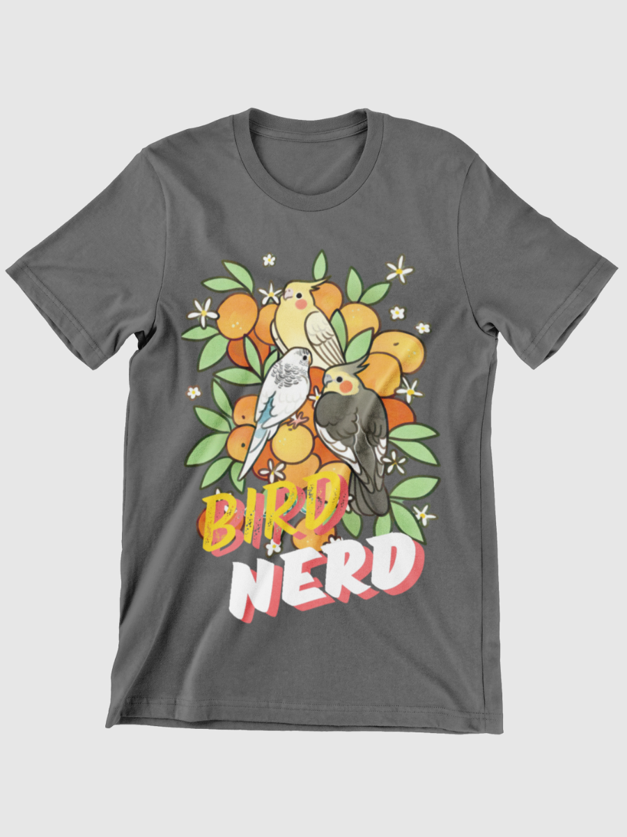 Bird Nerd Cockatiel Bird Watching Graphic T-shirt
