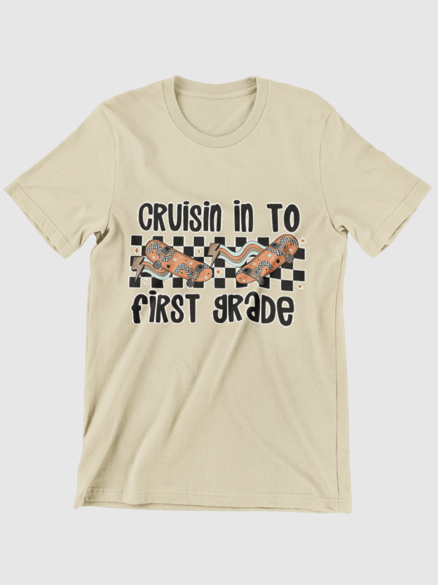 Cruisin In To First Grade Graphic T-shirt