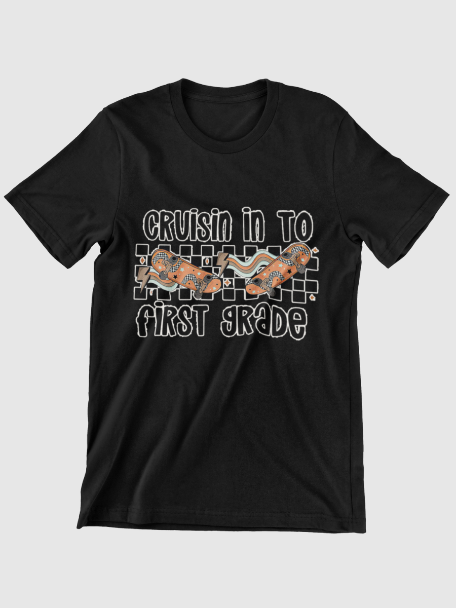 Cruisin In To First Grade Graphic T-shirt