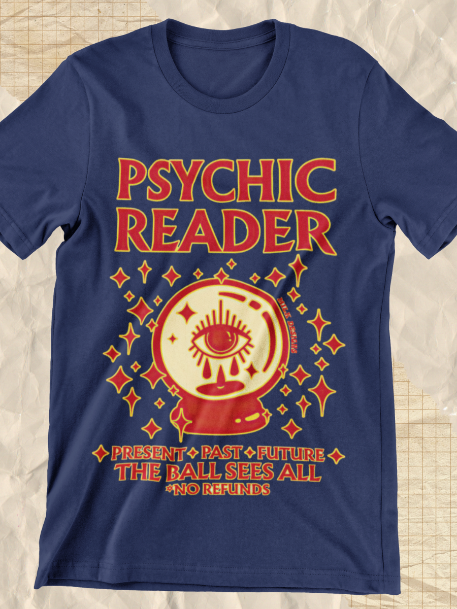 Psychic-reader Magic Eye Graphic T-shirt