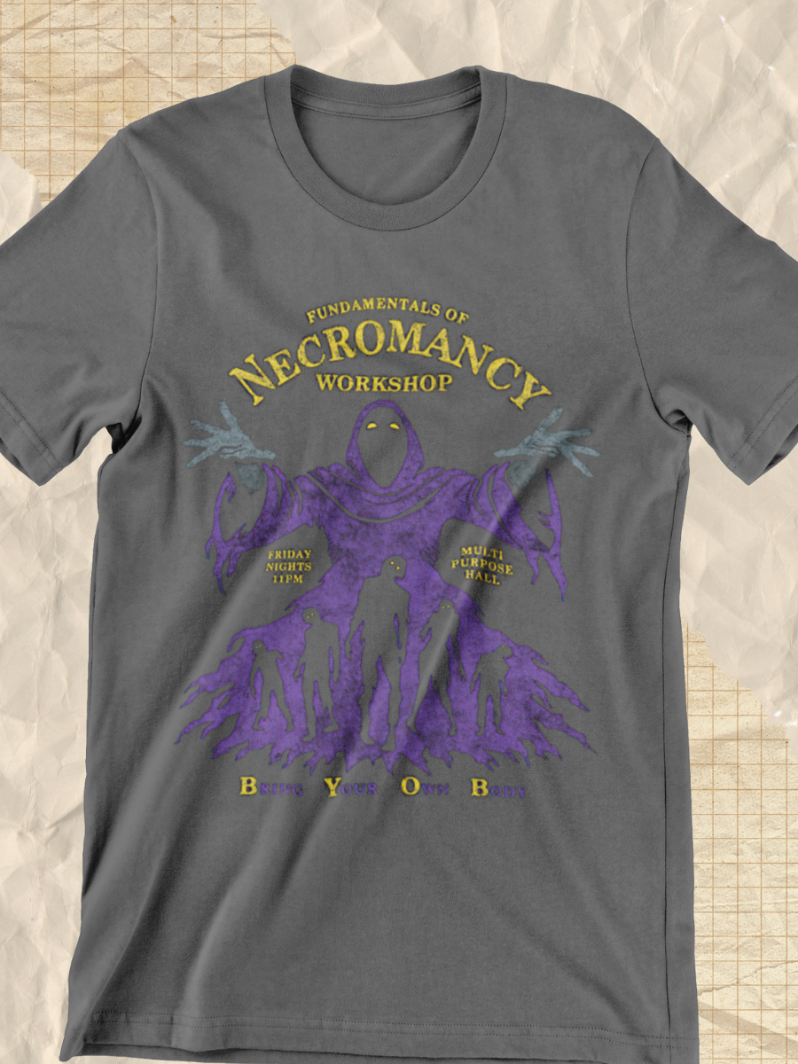 Necromancy Workshop Graphic T-shirt