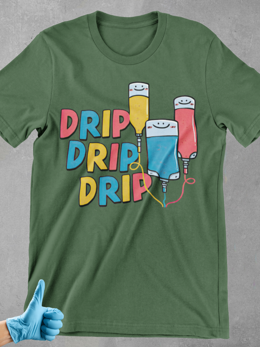 Drip Nurse Graphic T-shirt