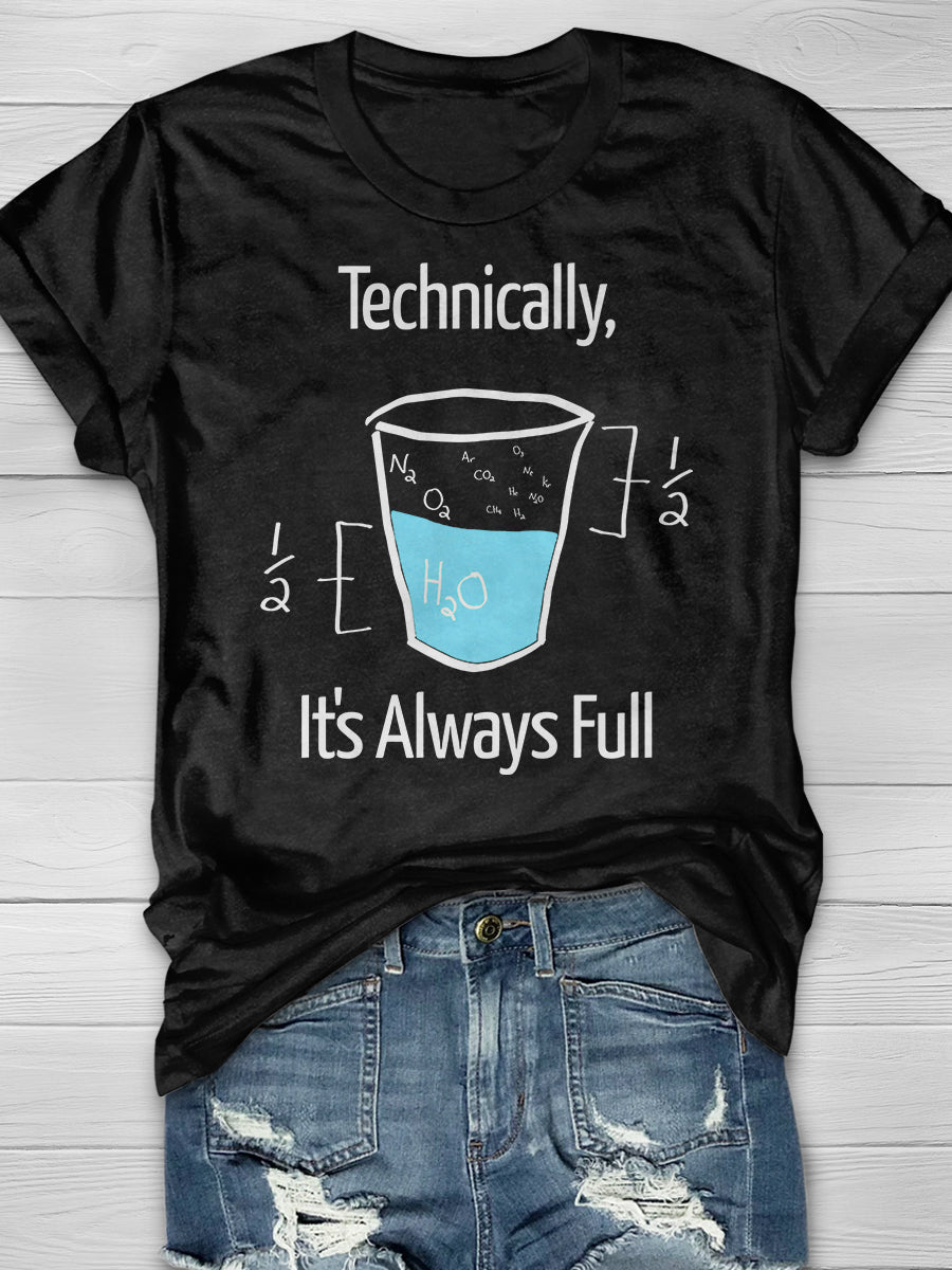 Science is Optimistic Print Graphic T-shirts