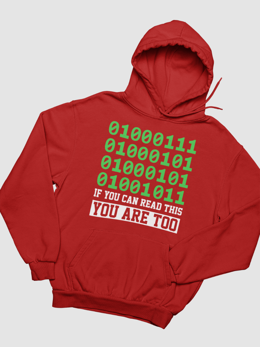 Geek Code Graphic Pure Cotton Hoodie