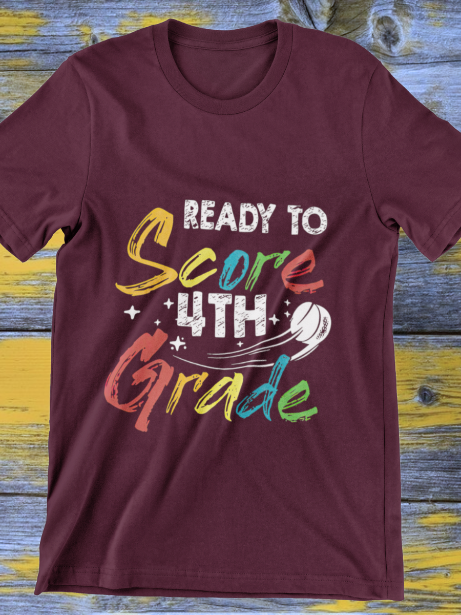 Ready To Score 4th Grade Teacher Graphic T-shirt
