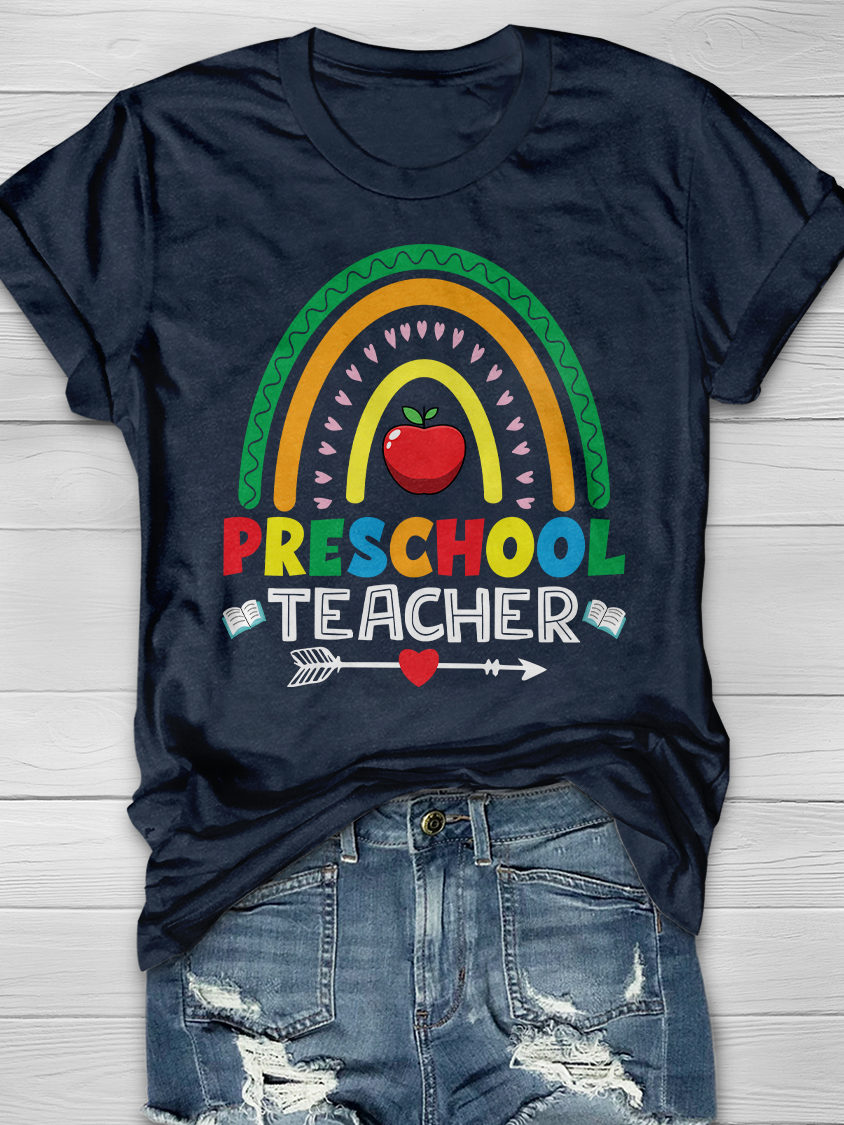 Preschool Teacher Graphic T-shirt