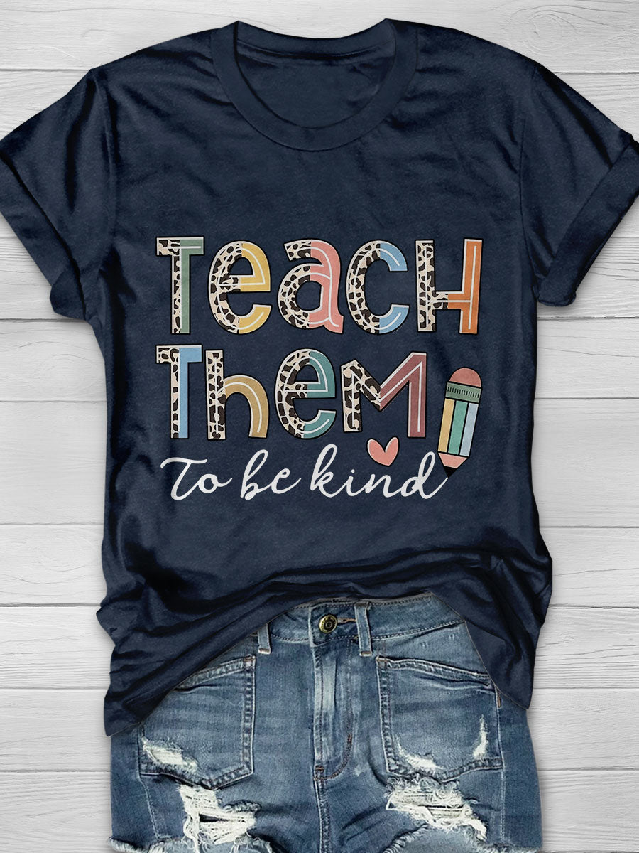 Back to School Print Graphic T-shirts