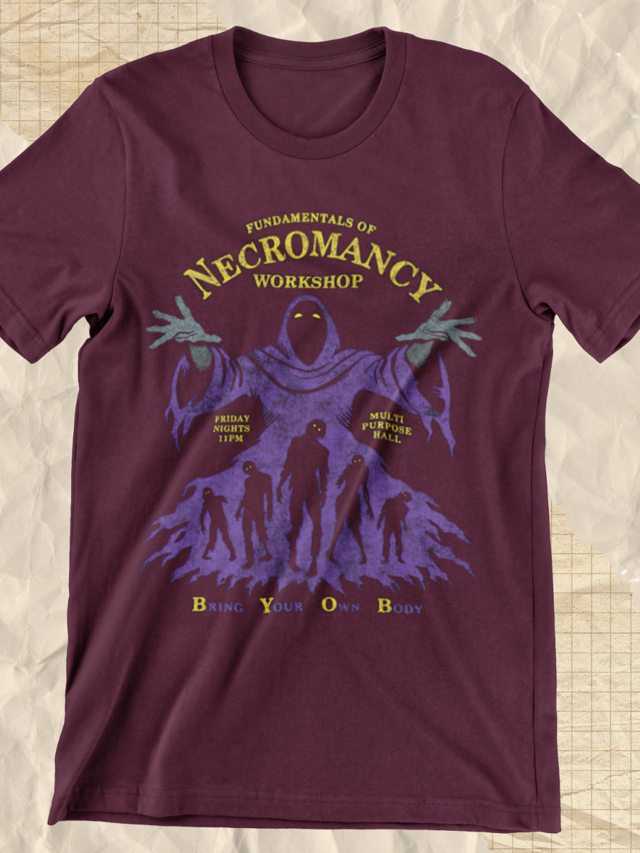 Necromancy Workshop Graphic T-shirt