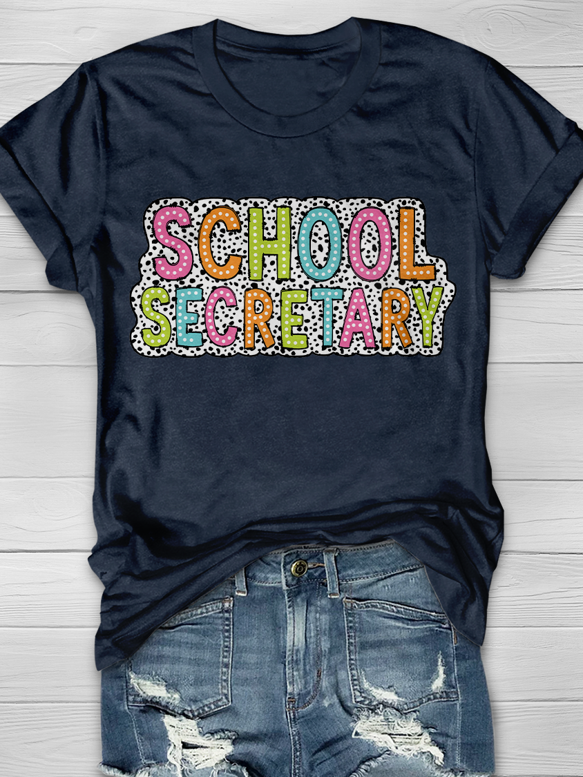 SCHOOL SECRETARY Graphic T-shirts