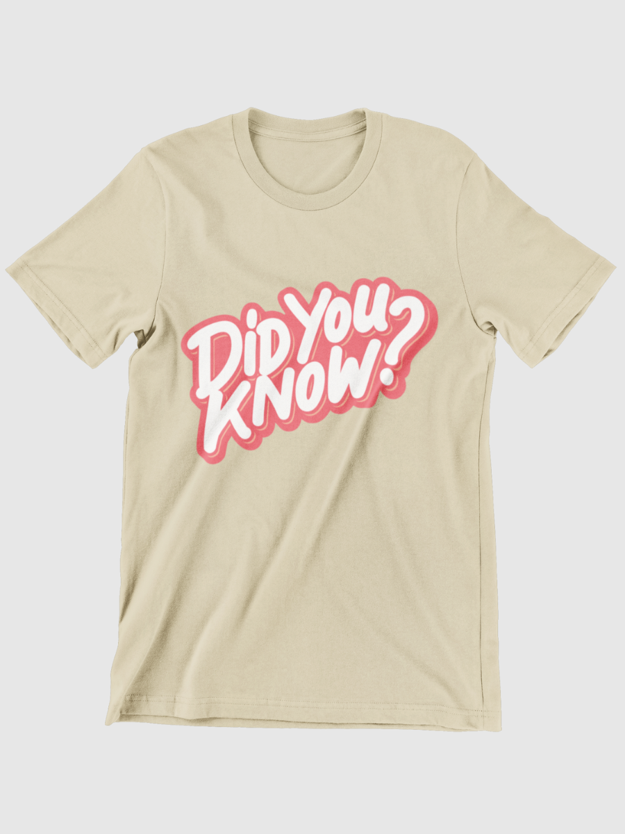 Did you know？Graphic T-shirt