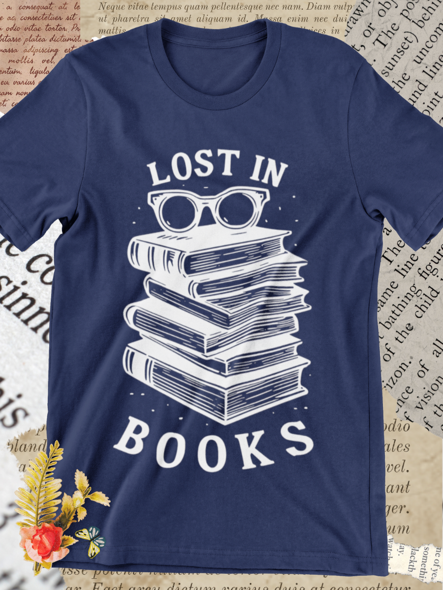 Booktrovert Lost In Books Graphic T-shirts