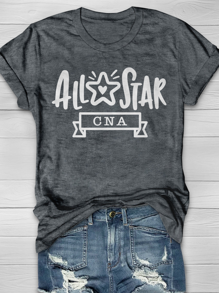 CNA All Star Print Short Sleeve T-shirt