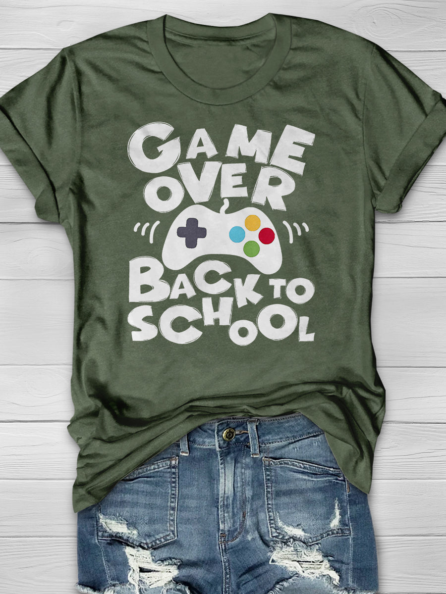 Game On Kindergarten Print Graphic T-shirts
