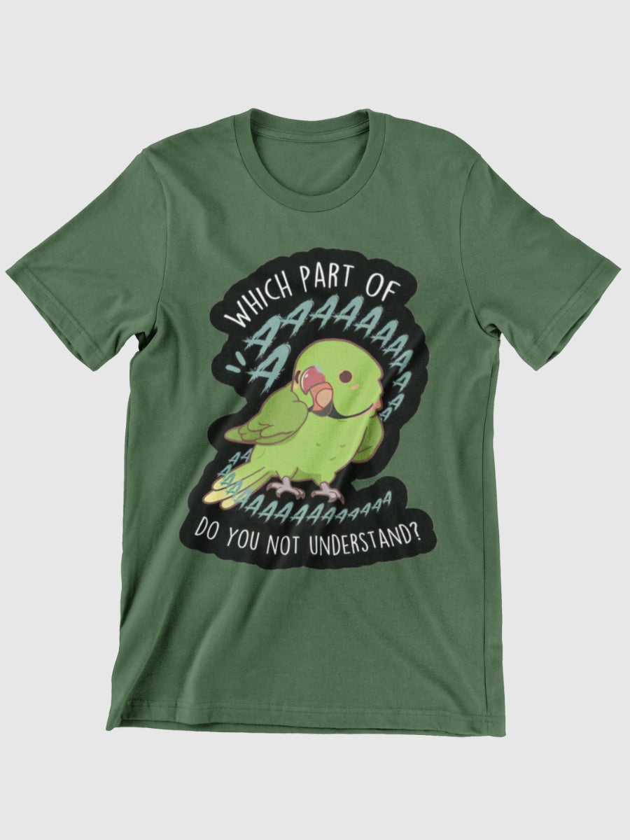 Indian Ringneck Parrot Aaaa Graphic T-shirt