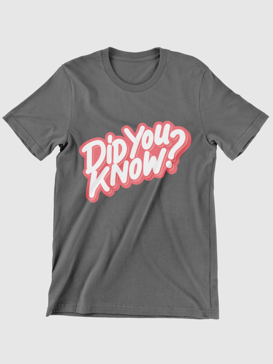 Did you know？Graphic T-shirt