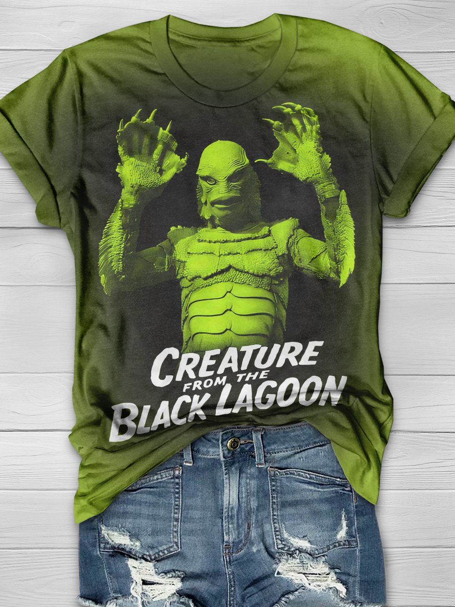 Green Creature From The Black Lagoon T-shirts
