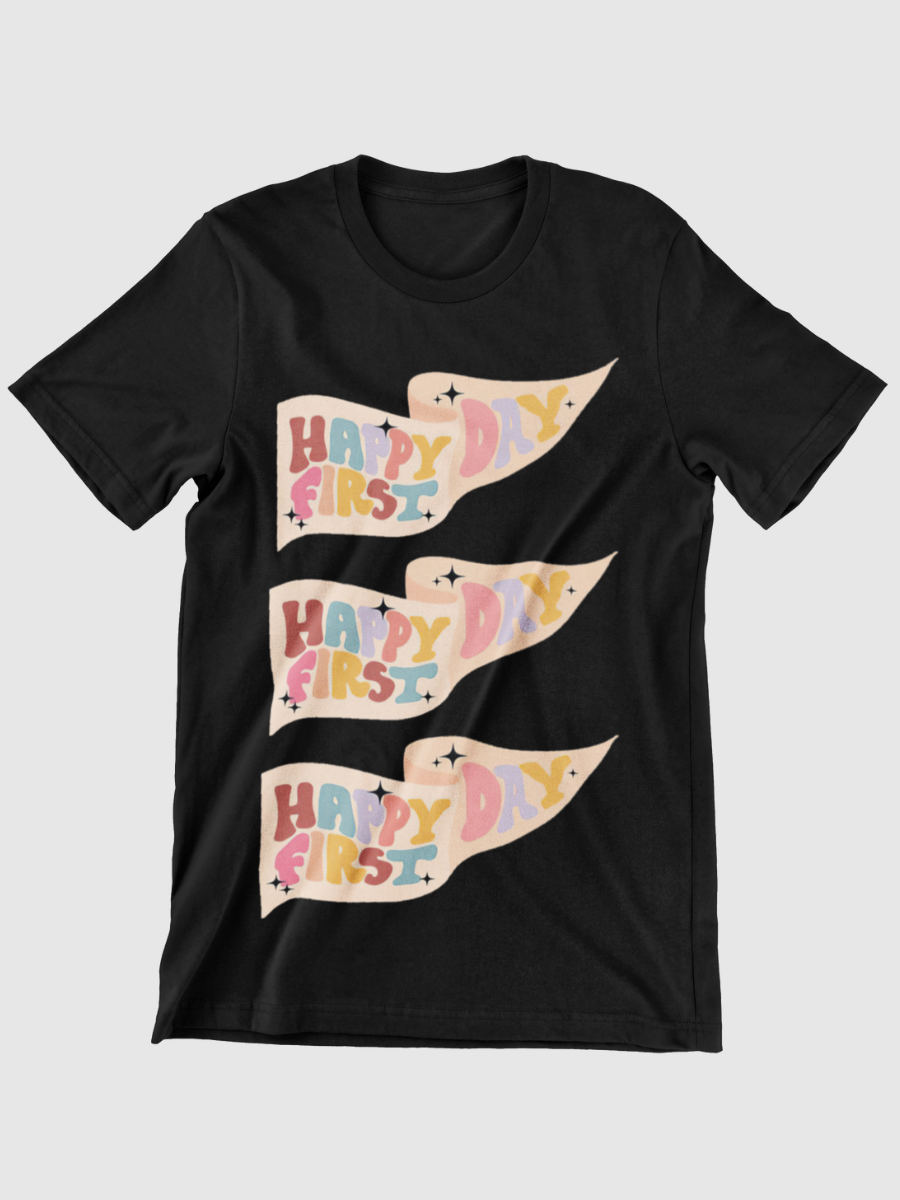 Happy First Day of School Graphic T-shirt