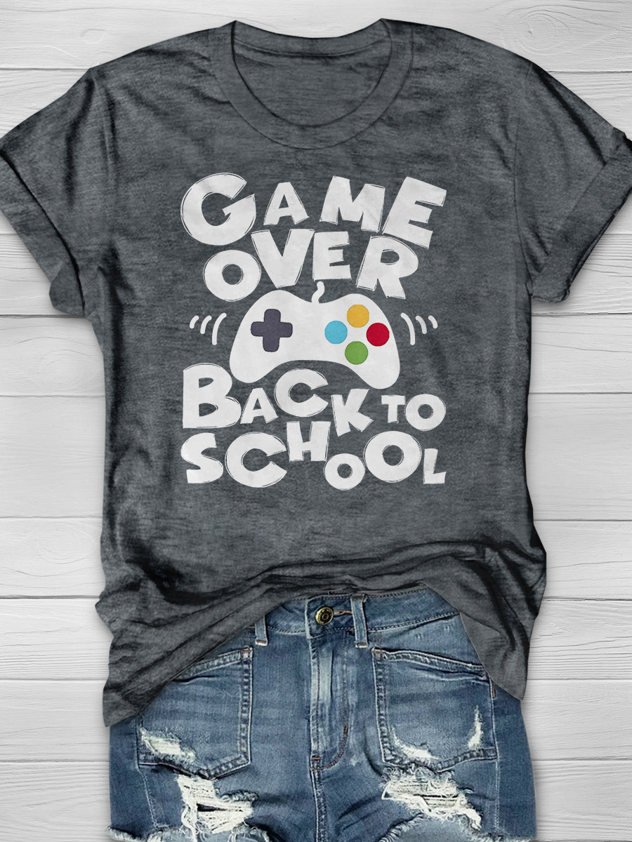 Game On Kindergarten Print Graphic T-shirts