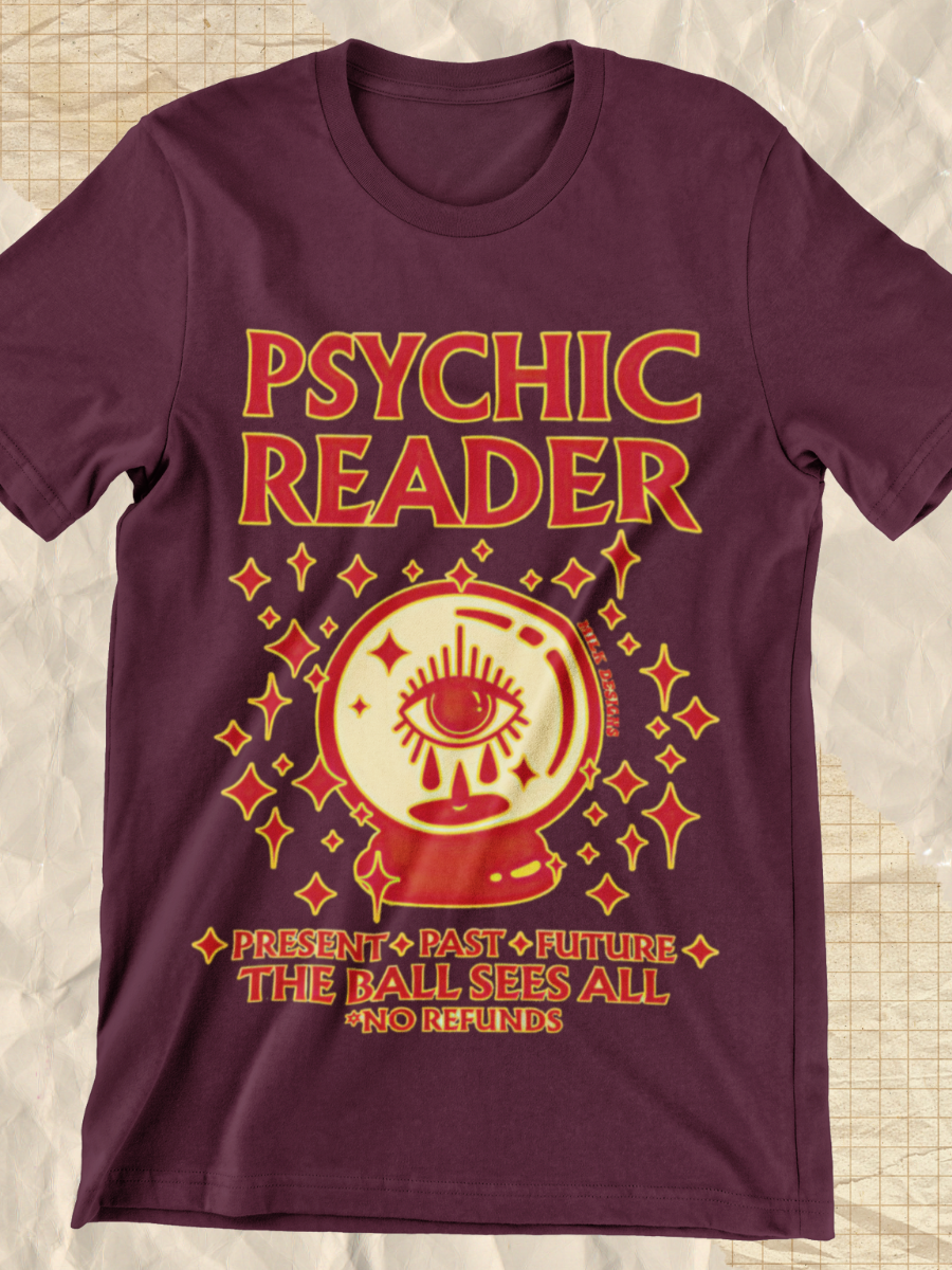 Psychic-reader Magic Eye Graphic T-shirt