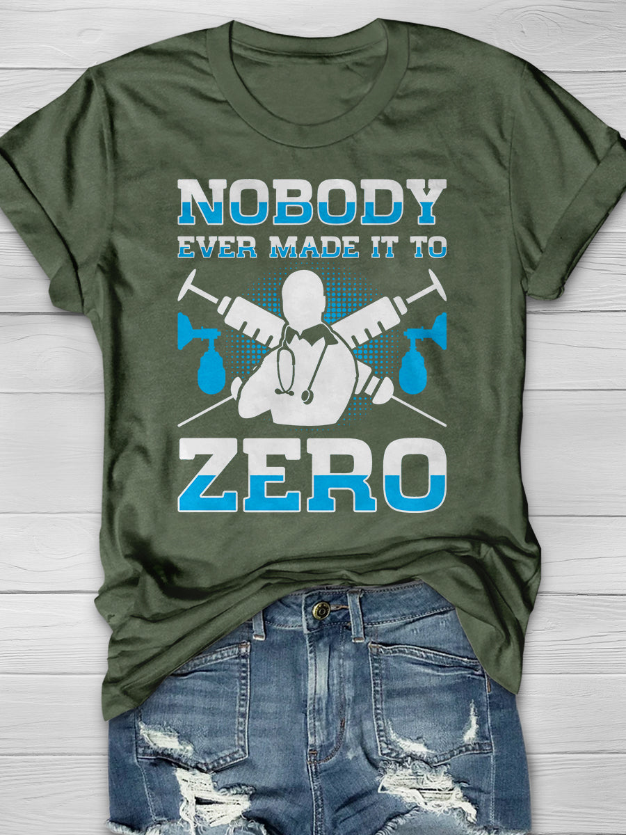 Anesthetist Anesthesia Print Short Sleeve T-shirt