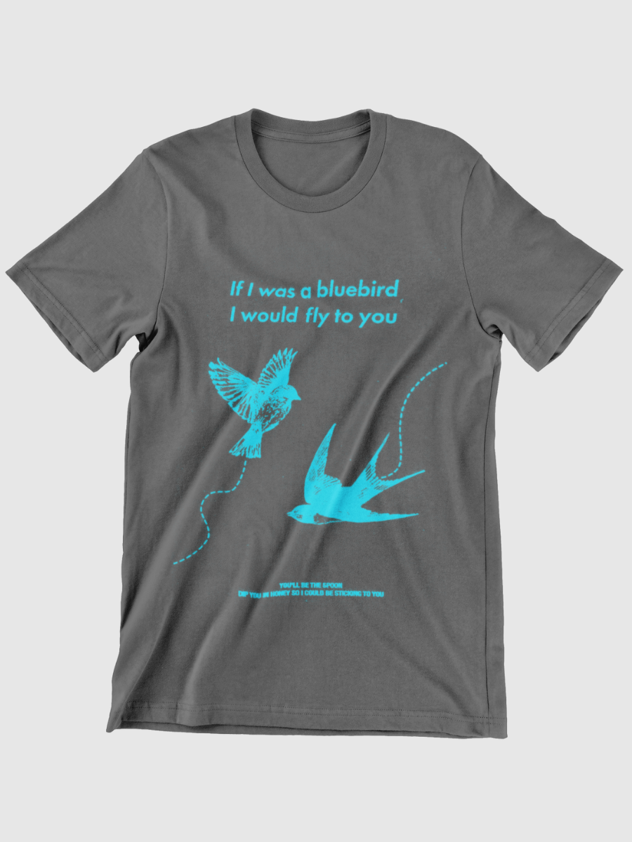 if I was a bluebird I would fly to you Graphic T-shirt