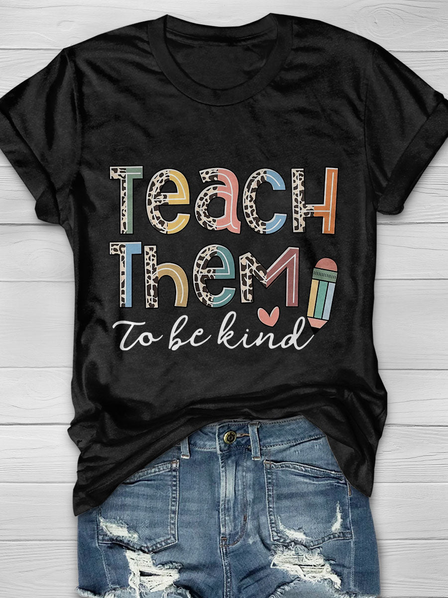 Back to School Print Graphic T-shirts