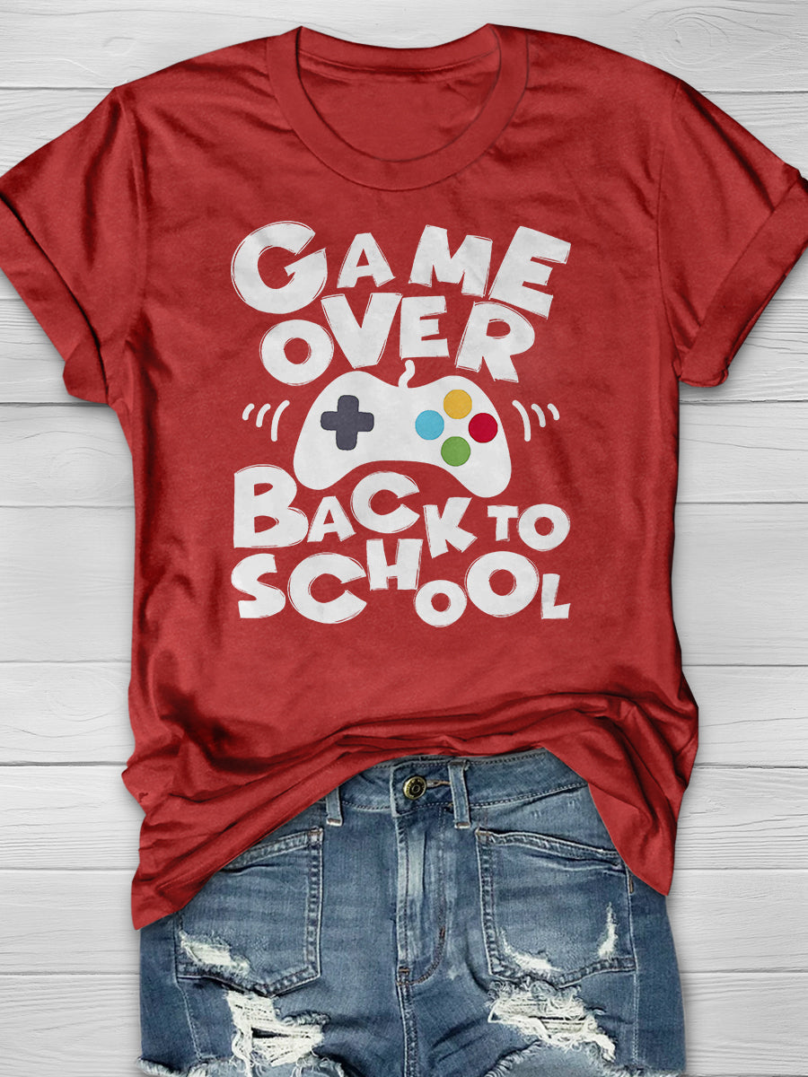 Game On Kindergarten Print Graphic T-shirts
