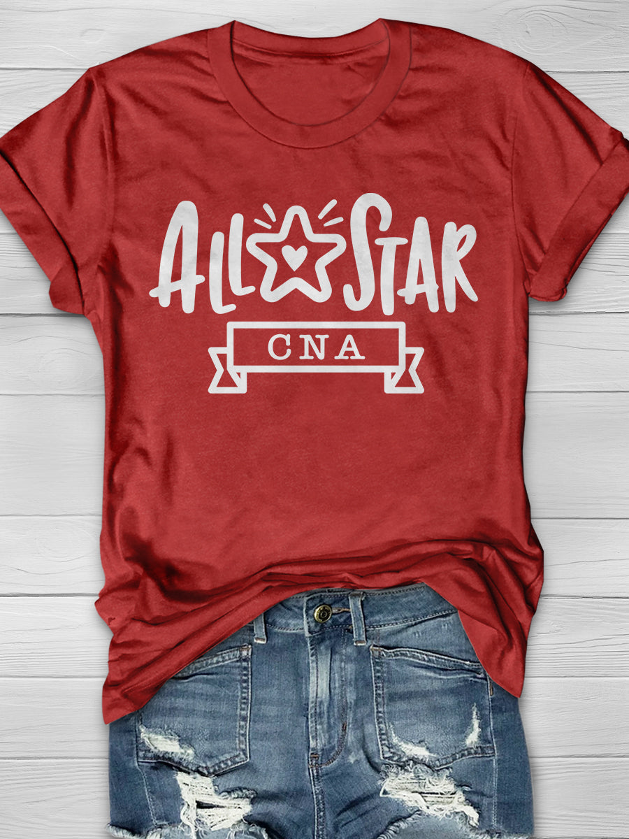 CNA All Star Print Short Sleeve T-shirt
