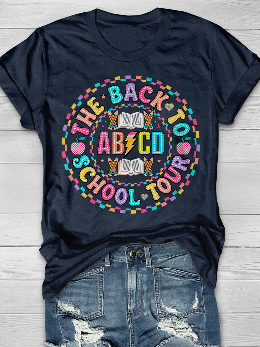 The Back to School Tour Graphic T-shirts