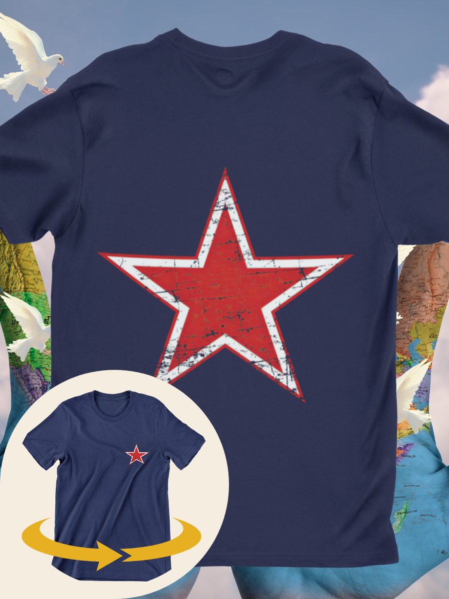 Red Star Sign Graphic T-shirts