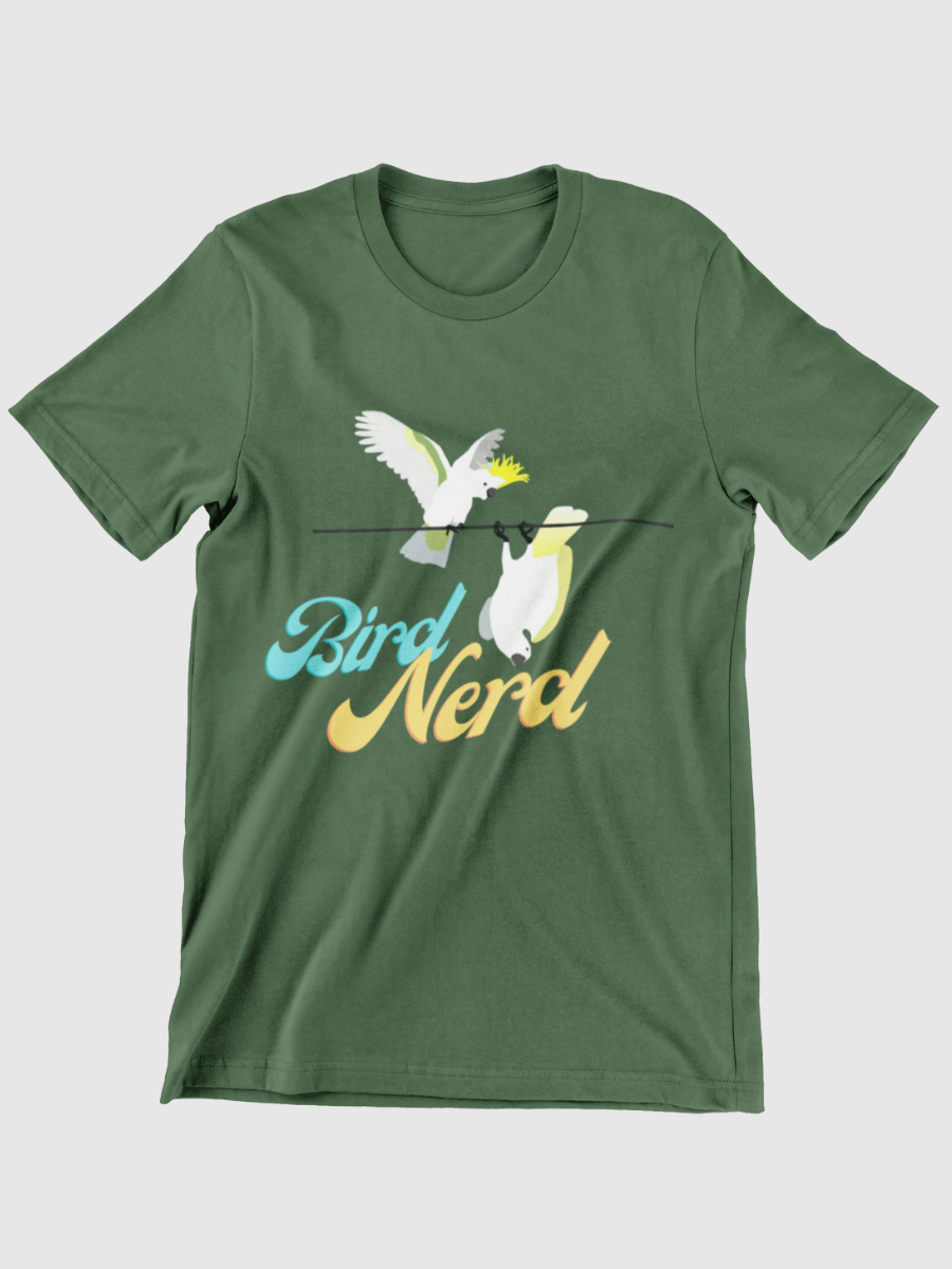 Bird Nerd Bird Lover Graphic T-shirt