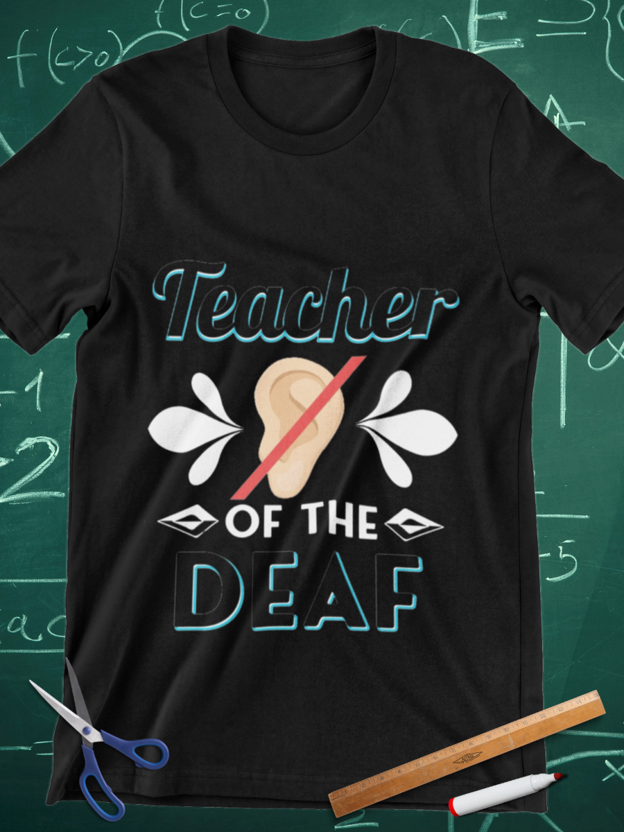 Teacher Of The Deaf Graphic T-shirt