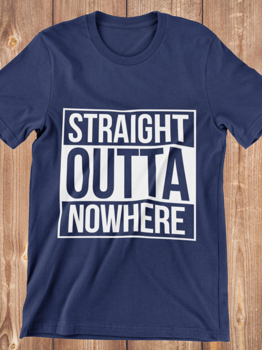 Straight Outta Nowhere Graphic T-shirt