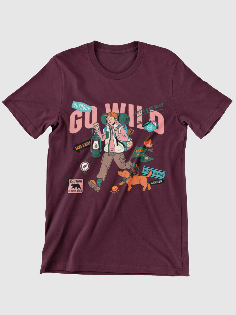 GO WILD Graphic T-shirt