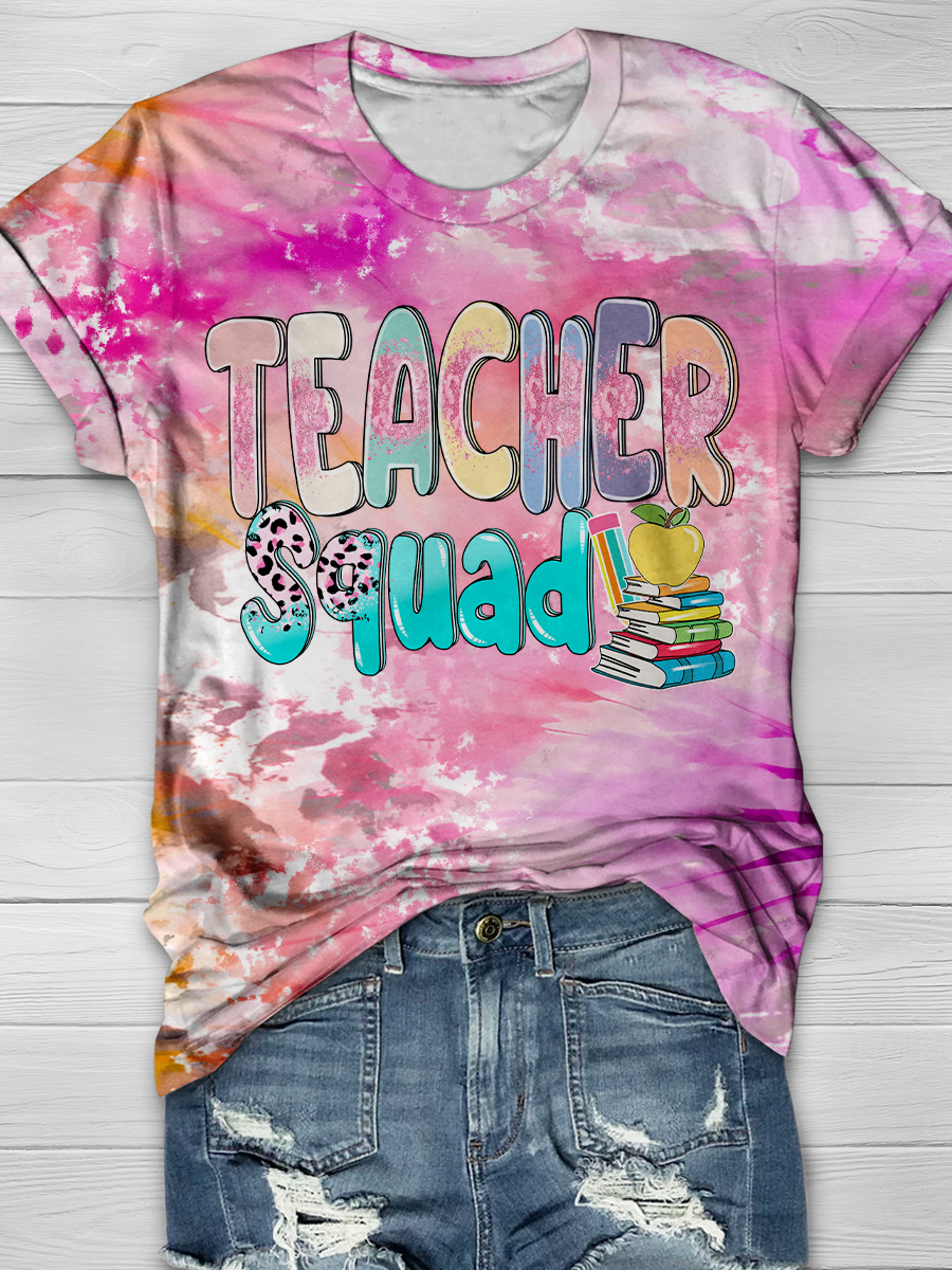 Teacher Squad Full Print T-shirt