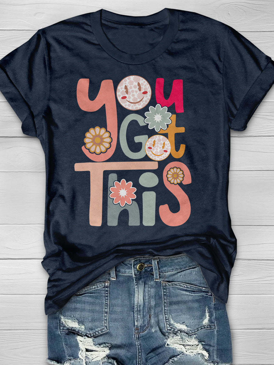 Testing Day You Got This Print Graphic T-shirts