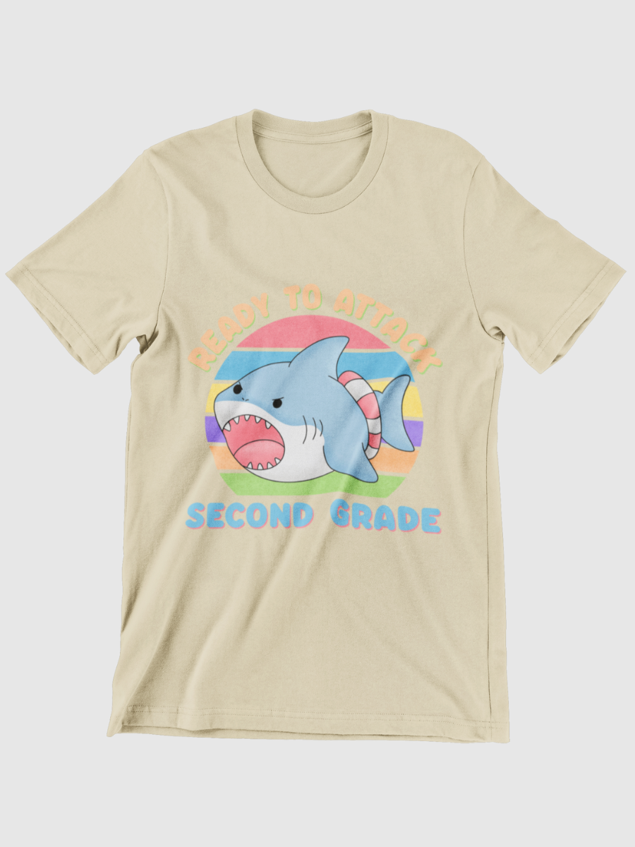 Ready To Attack 2nd Grade Graphic T-shirt