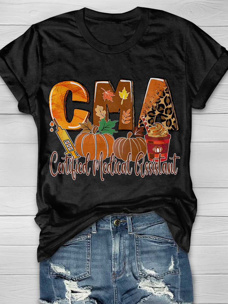 Fall Pumpkin CMA Graphic T-shirts