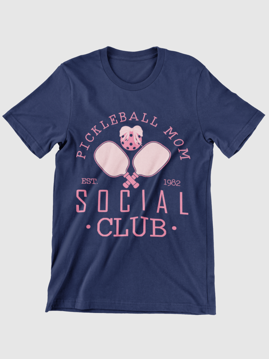 Pickleball Mom Social Club Graphic T-shirt