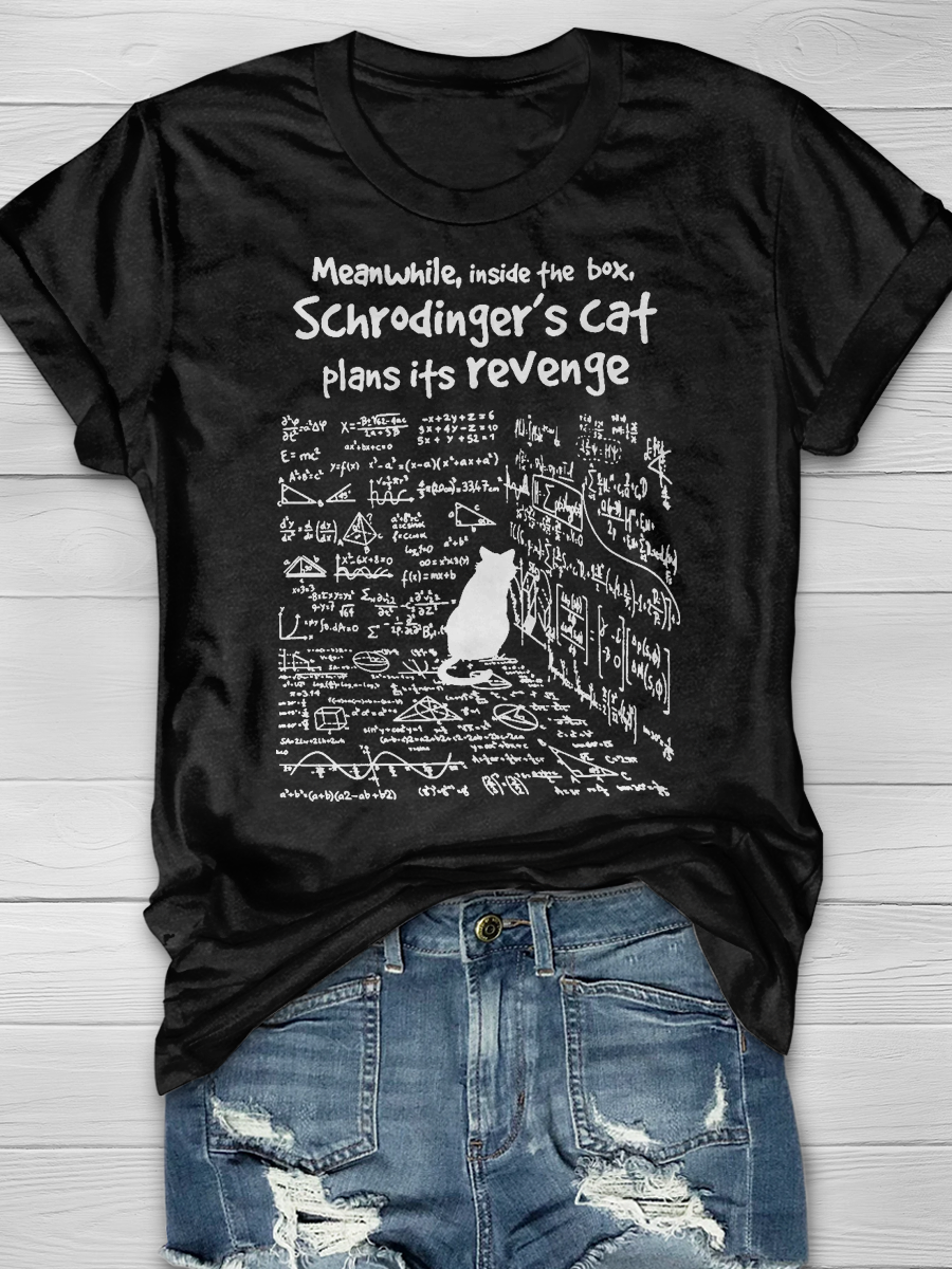 Schrödinger's Cat Graphic T-shirt
