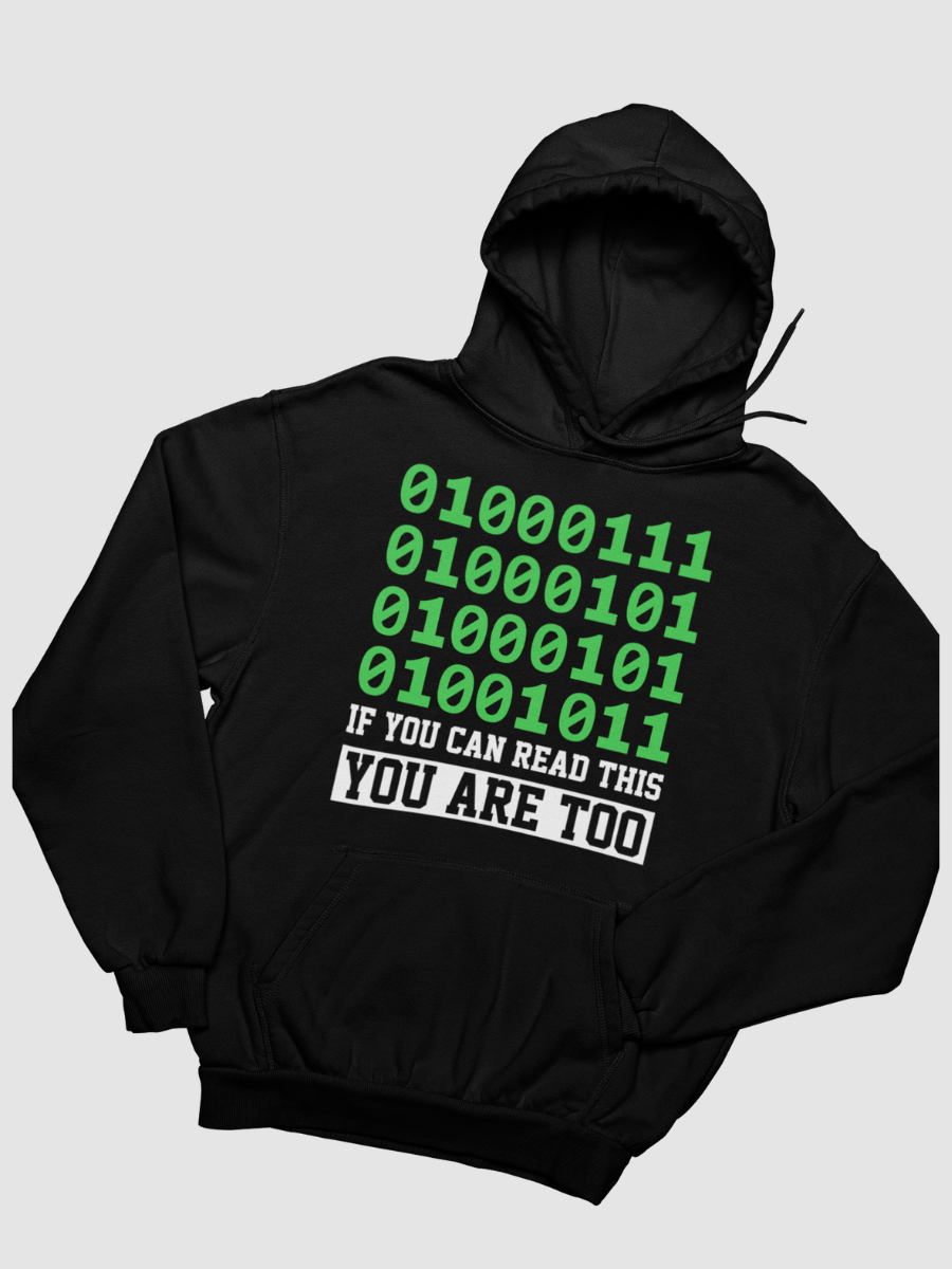 Geek Code Graphic Pure Cotton Hoodie