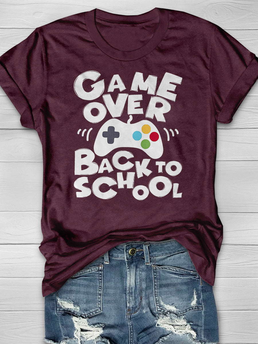 Game On Kindergarten Print Graphic T-shirts
