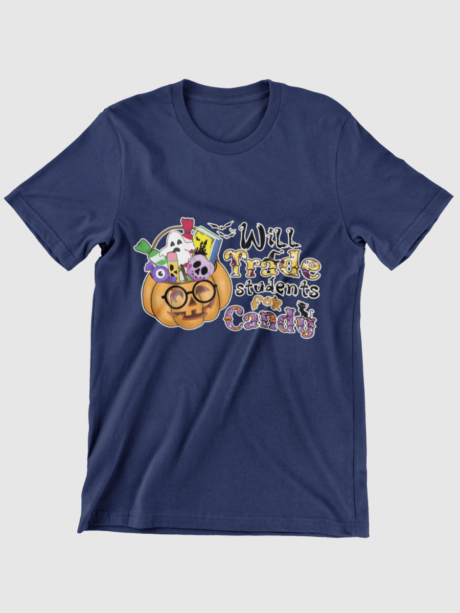 Will Trade Students For Candy Halloween Graphic T-shirt